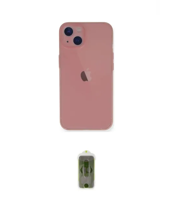ieg™ iPhone 14 Plus Kılıf Yadigar Yansıma Serisi - Siyah Joko Magic 5D Hayalet Cam