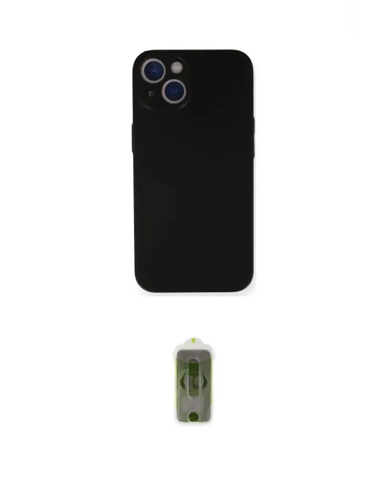 ieg™ iPhone 14 Plus Kılıf Yadigar Yansıma Serisi - Siyah Joko Magic 5D Hayalet Cam