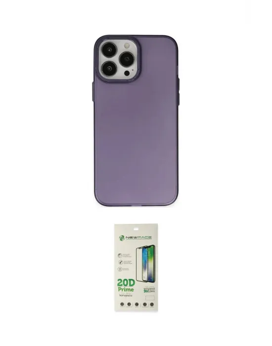 ieg™ iPhone 14 Pro Kılıf Ahenk Çizgi Prime - Siyah 20D Premium Cam Ekran Koruyucu