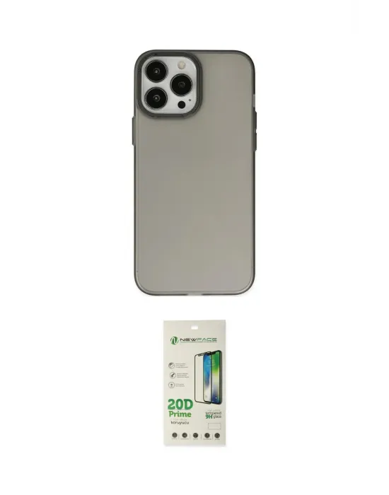 ieg™ iPhone 14 Pro Kılıf Ahenk Çizgi Prime - Siyah 20D Premium Cam Ekran Koruyucu
