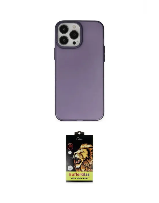 ieg™ iPhone 14 Pro Kılıf Ahenk Çizgi Prime - Siyah Buffer Cam Ekran Koruyucu
