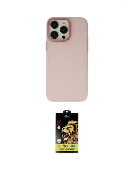 ieg™ iPhone 14 Pro Kılıf Ahenk Çizgi Prime - Siyah Buffer Cam Ekran Koruyucu