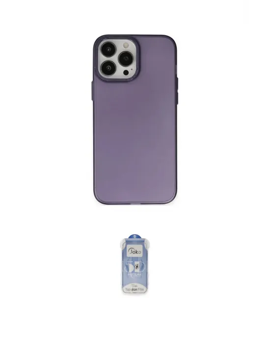 ieg™ iPhone 14 Pro Kılıf Ahenk Çizgi Prime - Siyah Joko Magic 5D Cam