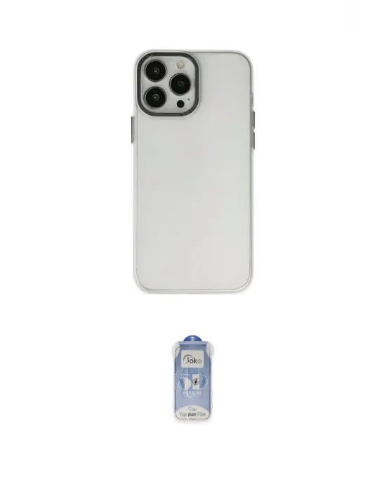 ieg™ iPhone 14 Pro Kılıf Ahenk Çizgi Prime - Siyah Joko Magic 5D Cam