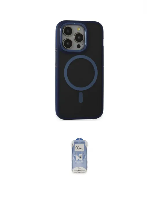 ieg™ iPhone 14 Pro Kılıf Ahenk Form Serisi - Siyah Joko Magic 5D Cam