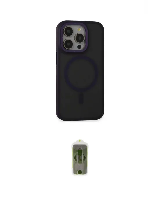 ieg™ iPhone 14 Pro Kılıf Ahenk Form Serisi - Siyah Joko Magic 5D Hayalet Cam