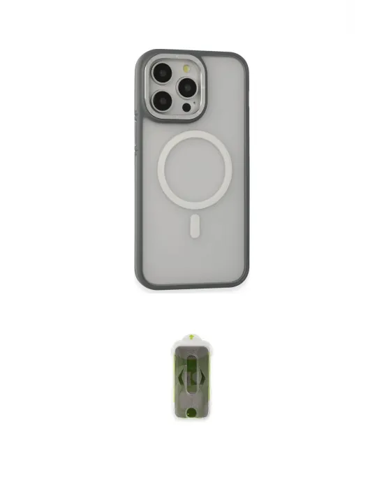 ieg™ iPhone 14 Pro Kılıf Ahenk Form Serisi - Siyah Joko Magic 5D Hayalet Cam