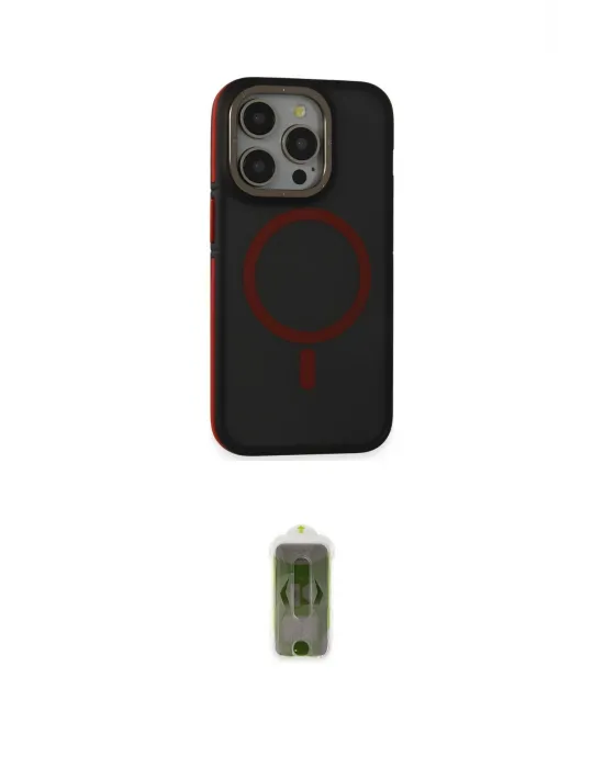 ieg™ iPhone 14 Pro Kılıf Ahenk Form Serisi - Siyah Joko Magic 5D Hayalet Cam