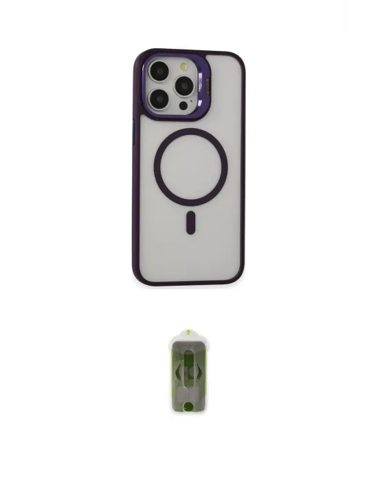 ieg™ iPhone 14 Pro Kılıf Ahenk Klasik Özel Seri - Siyah Joko Magic 5D Hayalet Cam