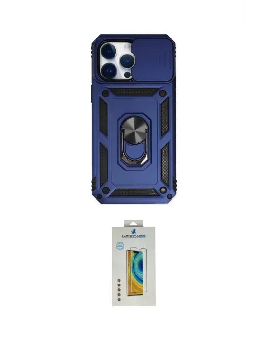 ieg™ iPhone 14 Pro Kılıf Ahenk Klasik - Siyah Polymer Nano Ekran Koruyucu