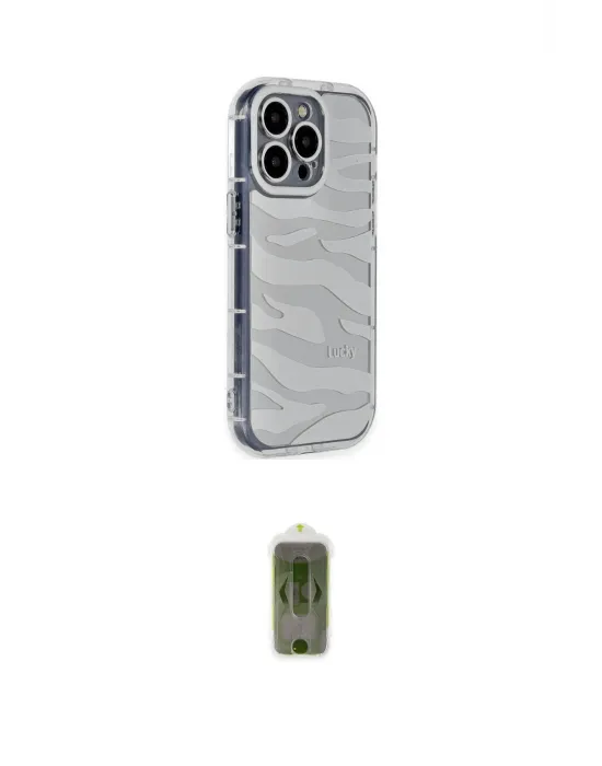 ieg™ iPhone 14 Pro Kılıf Ahenk Modern Serisi - Siyah Joko Magic 5D Hayalet Cam