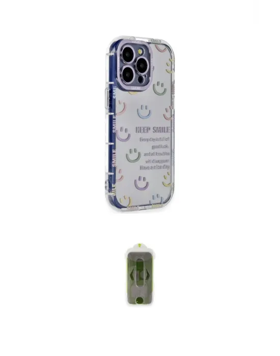 ieg™ iPhone 14 Pro Kılıf Ahenk Modern Serisi - Siyah Joko Magic 5D Hayalet Cam
