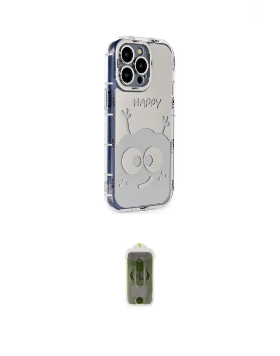 ieg™ iPhone 14 Pro Kılıf Ahenk Modern Serisi - Siyah Joko Magic 5D Hayalet Cam