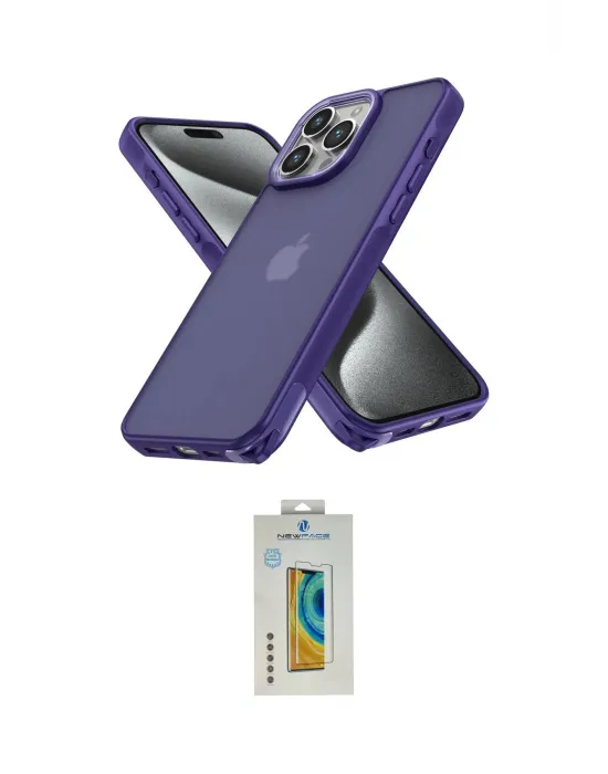 ieg™ iPhone 14 Pro Kılıf Atlas Form - Siyah Polymer Nano Ekran Koruyucu
