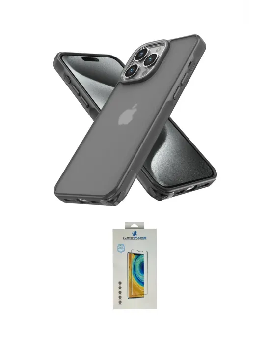 ieg™ iPhone 14 Pro Kılıf Atlas Form - Siyah Polymer Nano Ekran Koruyucu