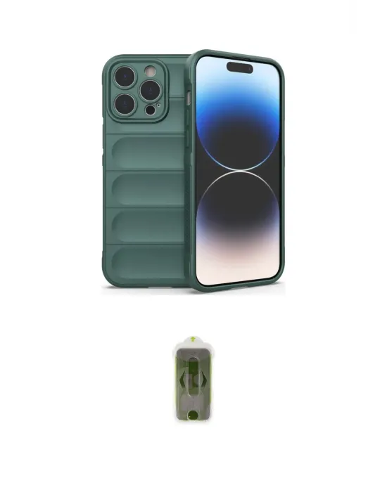 ieg™ iPhone 14 Pro Kılıf Atlas Koleksiyonu - Siyah Joko Magic 5D Hayalet Cam