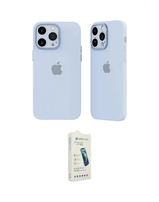 ieg™ iPhone 14 Pro Kılıf Atlas Minimal Prime - Şeffaf Pasifik Cam Ekran Koruyucu