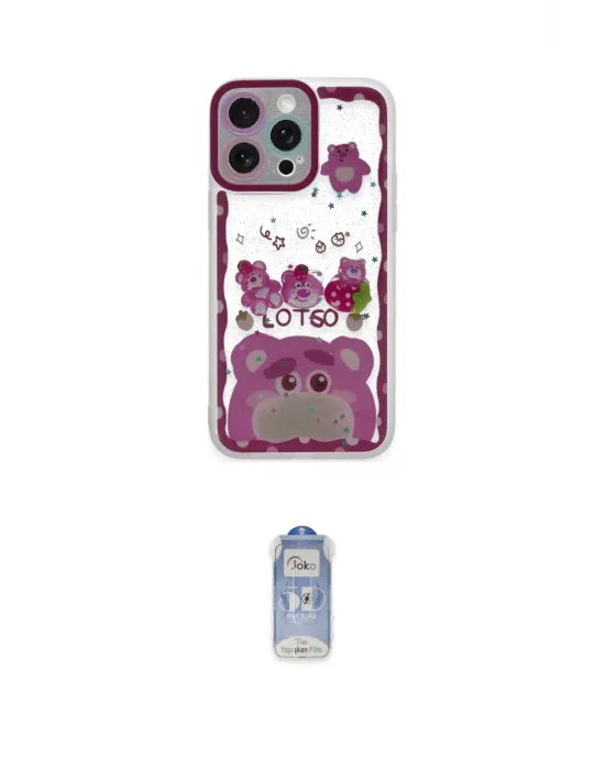 ieg™ iPhone 14 Pro Kılıf Çekirdek Asil - Siyah Joko Magic 5D Cam