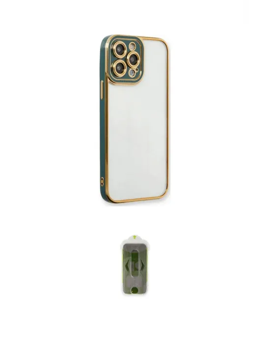 ieg™ iPhone 14 Pro Kılıf Çekirdek Klasik Serisi - Siyah Joko Magic 5D Hayalet Cam