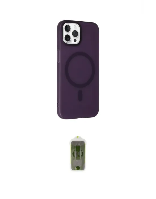 ieg™ iPhone 14 Pro Kılıf Çekirdek Modern Prime - Siyah Joko Magic 5D Hayalet Cam