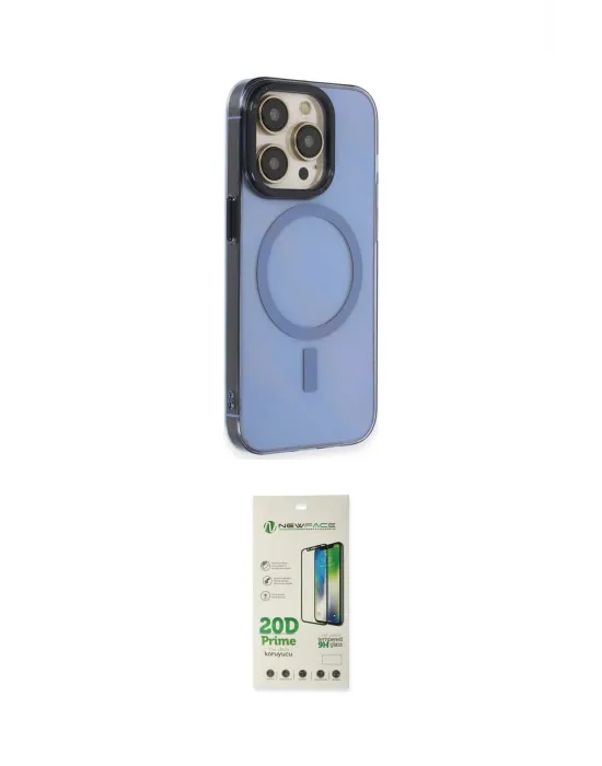 ieg™ iPhone 14 Pro Kılıf Eksen Işık Prime - Siyah 20D Premium Cam Ekran Koruyucu