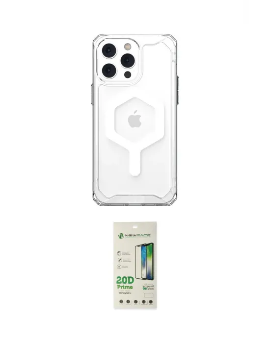 ieg™ iPhone 14 Pro Kılıf Kutup Doku Prime - Siyah 20D Premium Cam Ekran Koruyucu