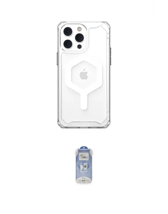 ieg™ iPhone 14 Pro Kılıf Kutup Doku Prime - Siyah Joko Magic 5D Cam