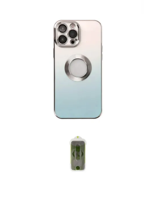 ieg™ iPhone 14 Pro Kılıf Kutup Yansıma Özel Seri - Siyah Joko Magic 5D Hayalet Cam