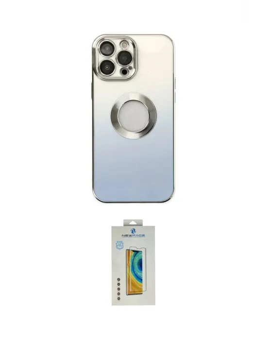 ieg™ iPhone 14 Pro Kılıf Kutup Yansıma Özel Seri - Siyah Polymer Nano Ekran Koruyucu