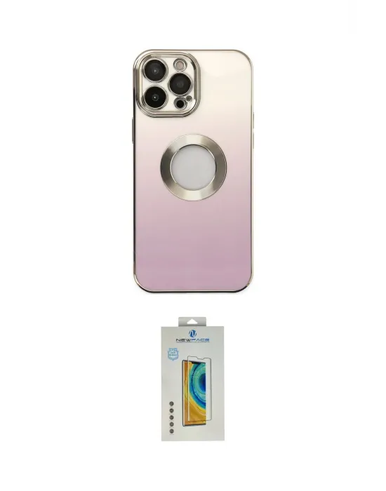 ieg™ iPhone 14 Pro Kılıf Kutup Yansıma Özel Seri - Siyah Polymer Nano Ekran Koruyucu