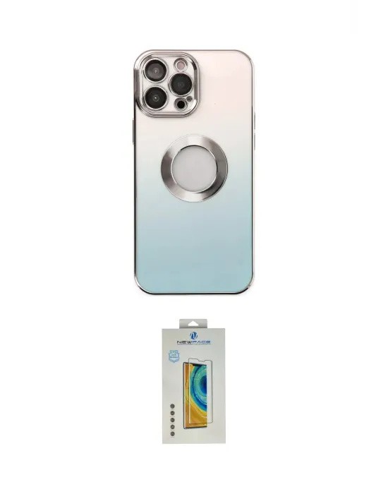 ieg™ iPhone 14 Pro Kılıf Kutup Yansıma Özel Seri - Siyah Polymer Nano Ekran Koruyucu