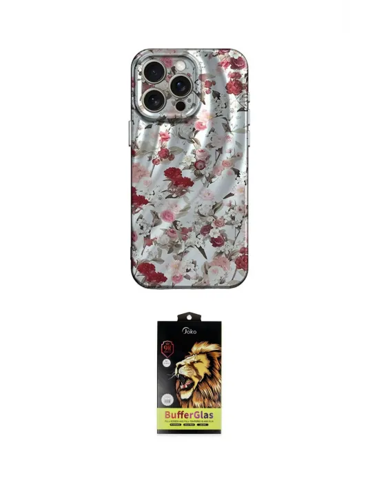 ieg™ iPhone 14 Pro Kılıf Nova Doku Prime - Siyah Buffer Cam Ekran Koruyucu