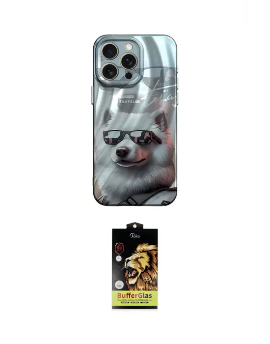 ieg™ iPhone 14 Pro Kılıf Nova Doku Prime - Siyah Buffer Cam Ekran Koruyucu