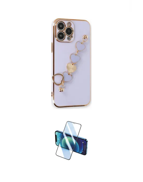 ieg™ iPhone 14 Pro Kılıf Nova Işık Prime - Siyah 3D Antistatik Cam Ekran Koruyucu