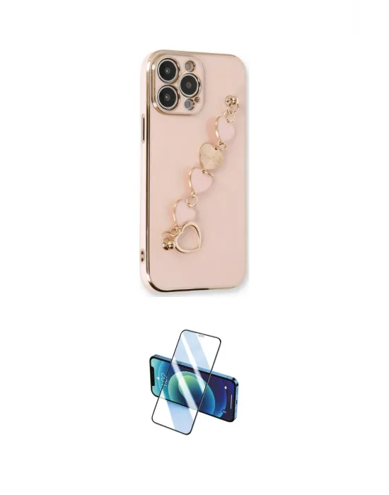 ieg™ iPhone 14 Pro Kılıf Nova Işık Prime - Siyah 3D Antistatik Cam Ekran Koruyucu
