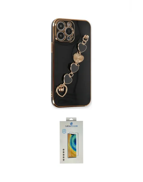 ieg™ iPhone 14 Pro Kılıf Nova Işık Prime - Siyah Polymer Nano Ekran Koruyucu