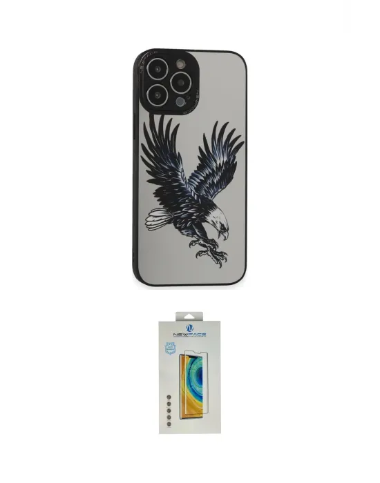 ieg™ iPhone 14 Pro Kılıf Odak Klasik Serisi - Siyah Polymer Nano Ekran Koruyucu