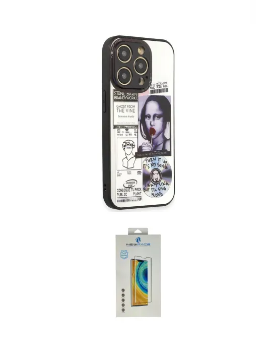 ieg™ iPhone 14 Pro Kılıf Odak Klasik Serisi - Siyah Polymer Nano Ekran Koruyucu