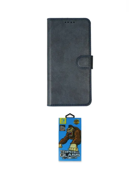 ieg™ iPhone 14 Pro Kılıf Siluet Işık Serisi - Siyah 18D Cam Ekran Koruyucu