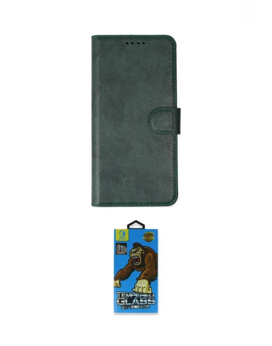 ieg™ iPhone 14 Pro Kılıf Siluet Işık Serisi - Siyah 18D Cam Ekran Koruyucu
