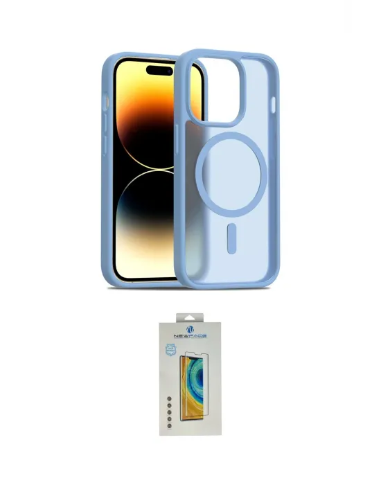 ieg™ iPhone 14 Pro Kılıf Siluet Minimal Prime - Siyah Polymer Nano Ekran Koruyucu