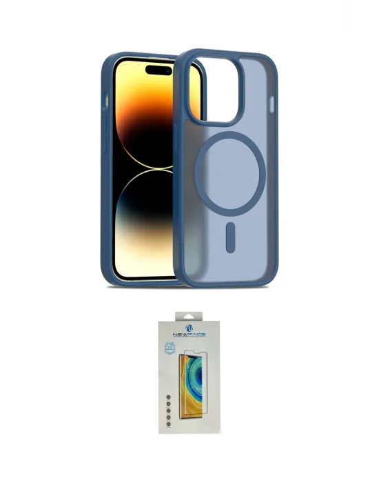 ieg™ iPhone 14 Pro Kılıf Siluet Minimal Prime - Siyah Polymer Nano Ekran Koruyucu