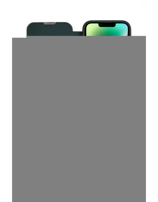 ieg™ iPhone 14 Pro Kılıf Siluet Minimal Serisi - Siyah Buffer Cam Ekran Koruyucu