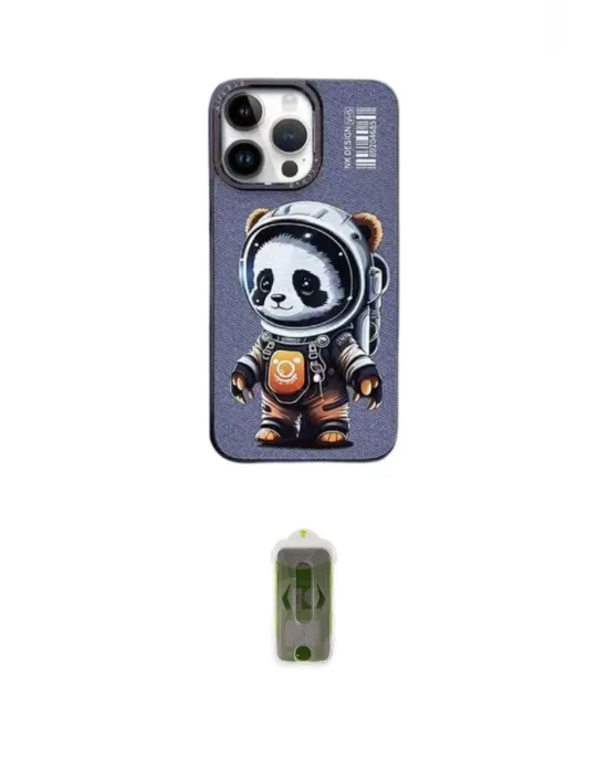 ieg™ iPhone 14 Pro Kılıf Siluet Modern Özel Seri - Siyah Joko Magic 5D Hayalet Cam