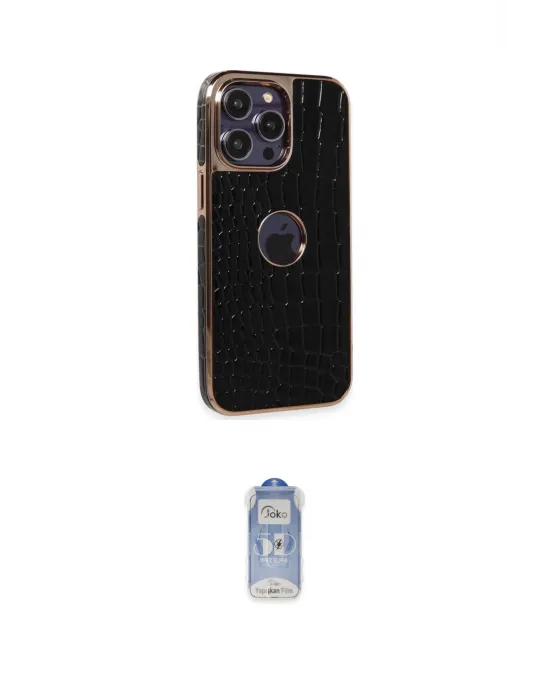 ieg™ iPhone 14 Pro Kılıf Ufuk Form Prime - Siyah Joko Magic 5D Cam