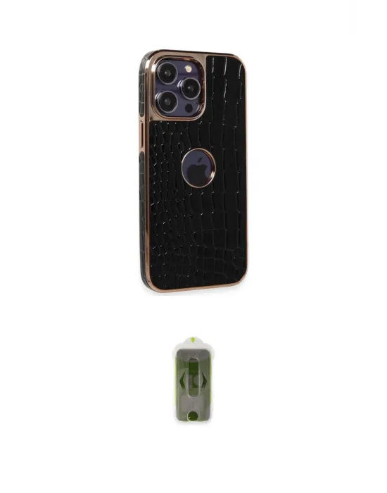 ieg™ iPhone 14 Pro Kılıf Ufuk Form Prime - Siyah Joko Magic 5D Hayalet Cam