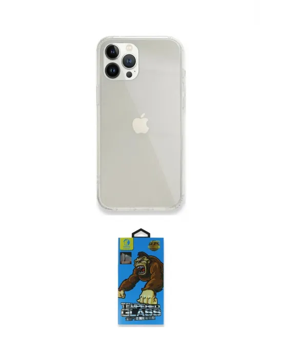 ieg™ iPhone 14 Pro Kılıf Vadi Asil Prime - Siyah 18D Cam Ekran Koruyucu