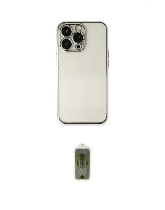 ieg™ iPhone 14 Pro Kılıf Vadi Minimal - Siyah Joko Magic 5D Hayalet Cam
