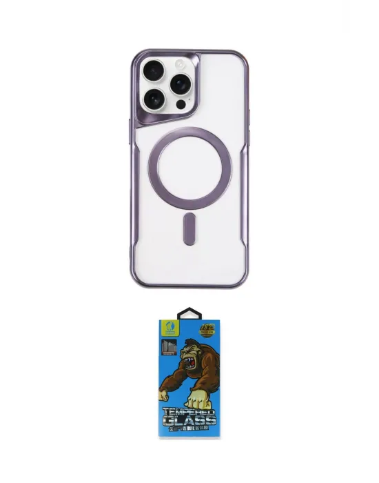 ieg™ iPhone 14 Pro Kılıf Yadigar Klasik Özel Seri - Siyah 18D Cam Ekran Koruyucu