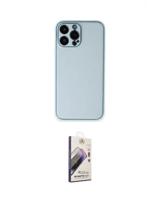 ieg™ iPhone 14 Pro Kılıf Yadigar Klasik - Siyah Bilvis 3D Mat Cam Ekran Koruyucu